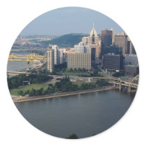 Pittsburgh's Golden Triangle, Pennsylvania, U.S.A. Stickers