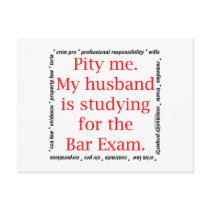 Pity me...husband postcards by lawstuff Pity me...husband postcards