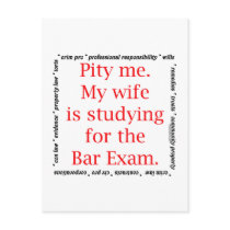 Pity me...wife postcards by lawstuff Pity me...wife postcards
