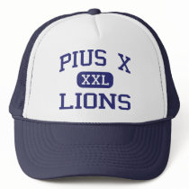 Pius X - Lions - High School - Bangor Pennsylvania Mesh Hat