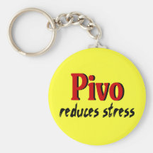 Pivo reduces stress key chain