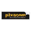Pixacom Logo Bumper Sticker bumper stickers