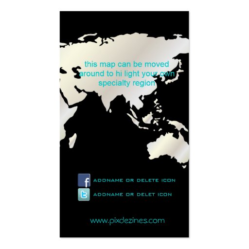 PixDezine Going Global business card (back side)
