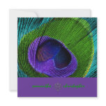 PixDezine Psychedelic Peacock feather invitations