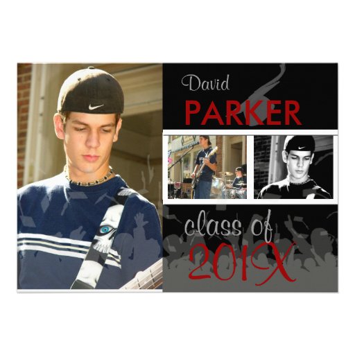 PixDezines 2011 Graduation/Photo/Cap+Gown Personalized Announcements