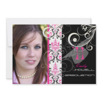 PixDezines 2011 Graduation, Rossi Damask Invites