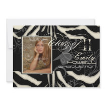 PixDezines 2011 Graduation/zebra Announcement
