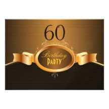 PixDezines 60 Birthday Party/DIY your event.. Custom Announcement