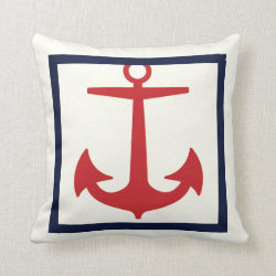 PixDezines anchor/diy colors/nautical Pillows
