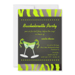 PixDezines apple martini Bachelorette Party Invites
