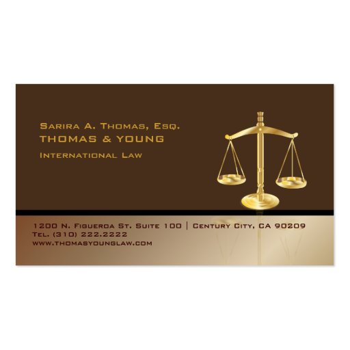 PixDezines attorney, custom color!!! Business Card (back side)