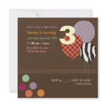PixDezines Baloons Birthday Party Custom Invites