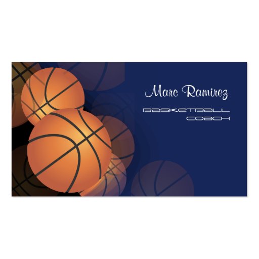 PixDezines Basketball cards/DIY background colors! Business Cards