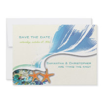 PixDezines beach wedding/diy background Custom Invites