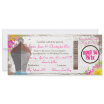 PixDezines Boarding Pass/love boat/diy background Custom Invitation