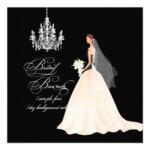 PixDezines bridal brunch/DIY occasion+color Invitation