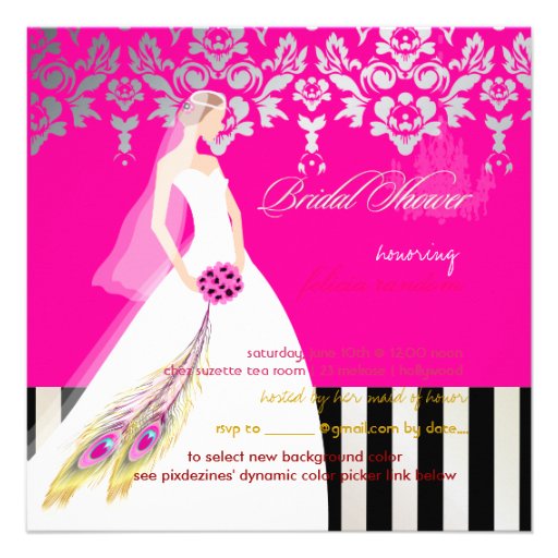 PixDezines Bride 2 B Personalized Invitations