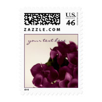 PixDezines Burgundy Calla Lily/Fall Wedding Stamp