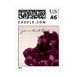 PixDezines Burgundy Calla Lily/Fall Wedding Stamp