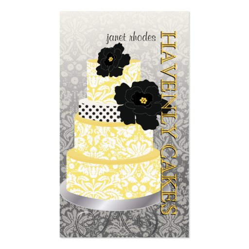 PixDezines Cake/Bakery/pâtisserie Business Cards (front side)