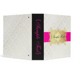 PixDezines Céline Damask, Cream+Pearl Binders