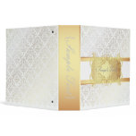 PixDezines Céline Damask, Pearl Vinyl Binder