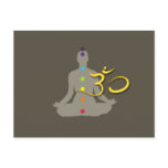 PixDezines Chakra Color+Om Symbol Post Card