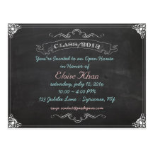 PixDezines chalkboard 2013 graduation/diy Post Cards
