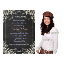 PixDezines chalkboard 2013 graduation/diy Post Card