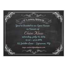 PixDezines chalkboard 2013 graduation/diy Post Cards