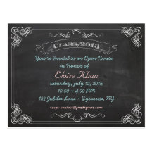 PixDezines chalkboard 2013 graduation/diy Postcards