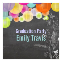 PixDezines chalkboard, fiesta for outdoor party Invitation