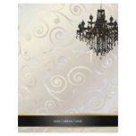 PixDezines Chandelier cupcakes swirls/pearly white flyers