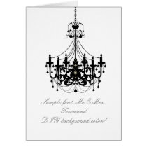 PixDezines chandelier/DIY background color Cards