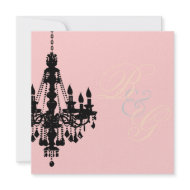 PixDezines Chandelier, wedding Invitations invitation