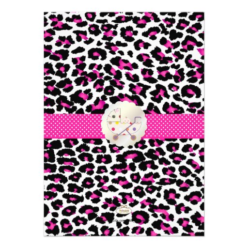 PixDezines cheetah/birth announcement/shower