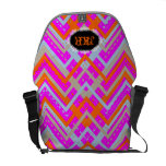 PixDezines Chevron/DIY background Messenger Bags