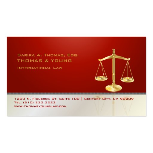 PixDezines Chic attorney.. Business Card (back side)