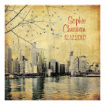 PixDezines Chicago Lakeshore Skyline/invitations