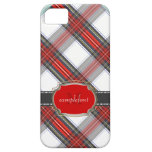 PixDezines clan stewart tartan/red+grey iPhone 5 Covers