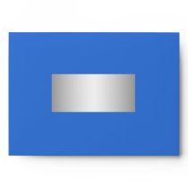 PixDezines Classic Bar Mitzvah/blue silver Envelopes
