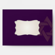 PixDezines Classic Bar Mitzvah/DIY color Envelope