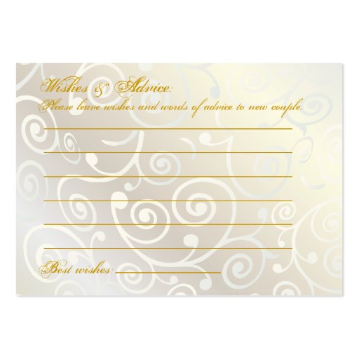 PixDezines Cupcake Swirls+Chandelier~Advice Cards Business Card Template (back side)