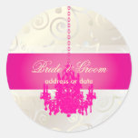 PixDezines Cupcakes Swirls+Hot Pink Chandelier Sticker