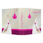 PixDezines Customize it, Here's Comes the Bride 3 Ring Binders
