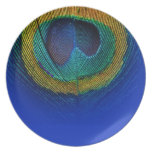 PixDezines customize this peacock eye, cobalt+teal plates