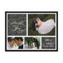 PixDezines DIY color/Damask Photos Thank you postcards
