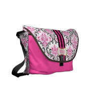 PixDezines diy color rossi damask/monogram rickshawmessengerbag