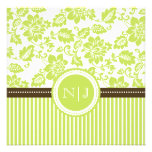 PixDezines diy colors/grannysmith lotus damask invitations