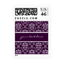 PixDezines dolcé damask/plum/DIY color Postage